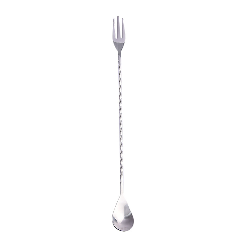 Knife, fork and spoon
