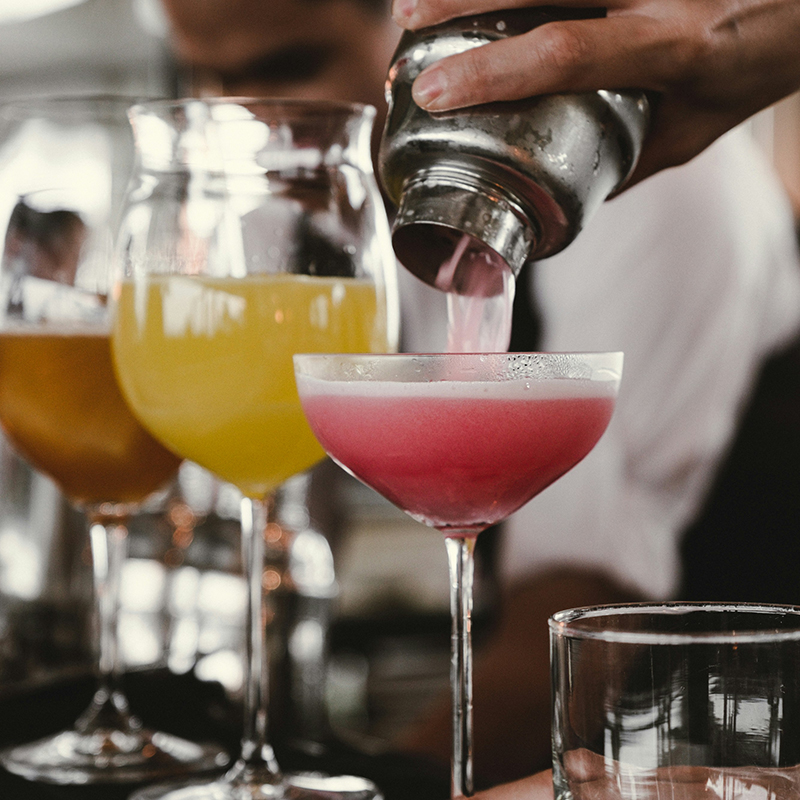 Technology used in cocktail shakers